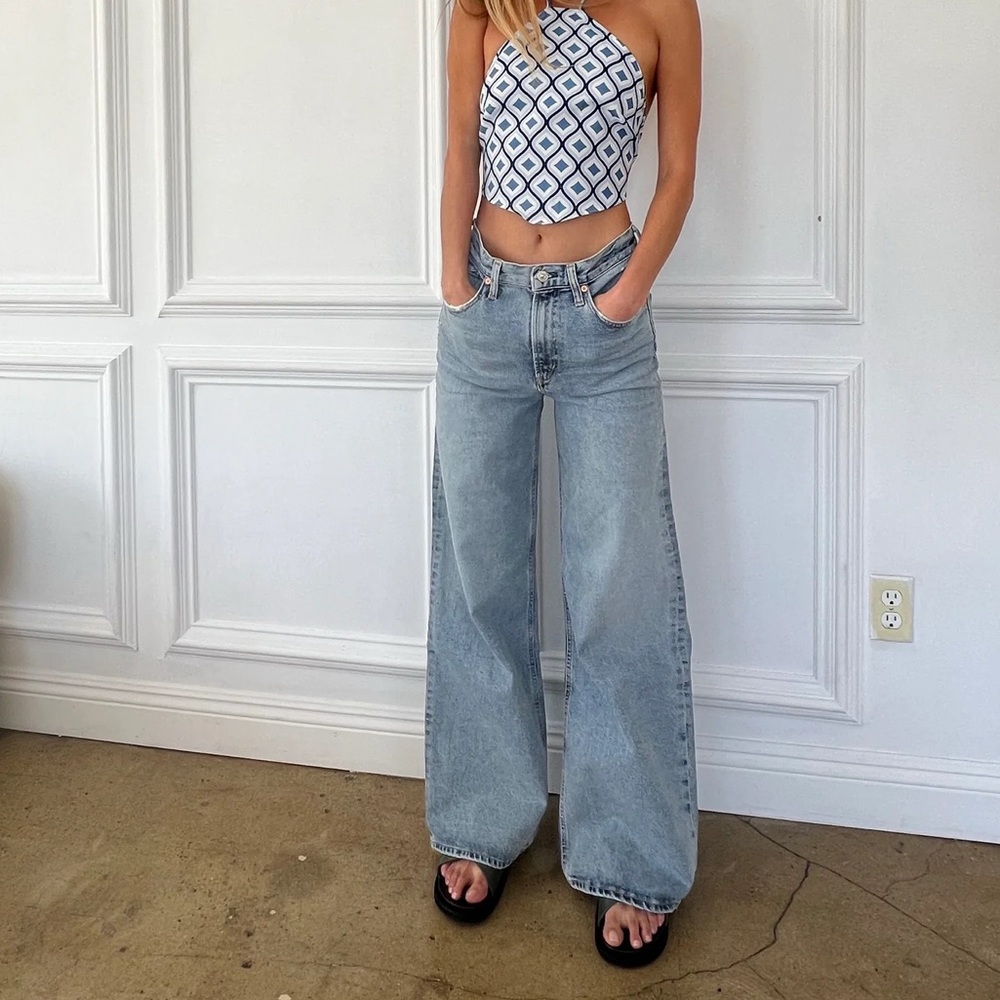 NWT Citizens of Humanity Paloma wide-leg jean in Mischief, Size 26